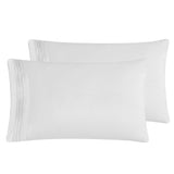 Embroidered Brushed Microfiber Pillowcases Set of 2