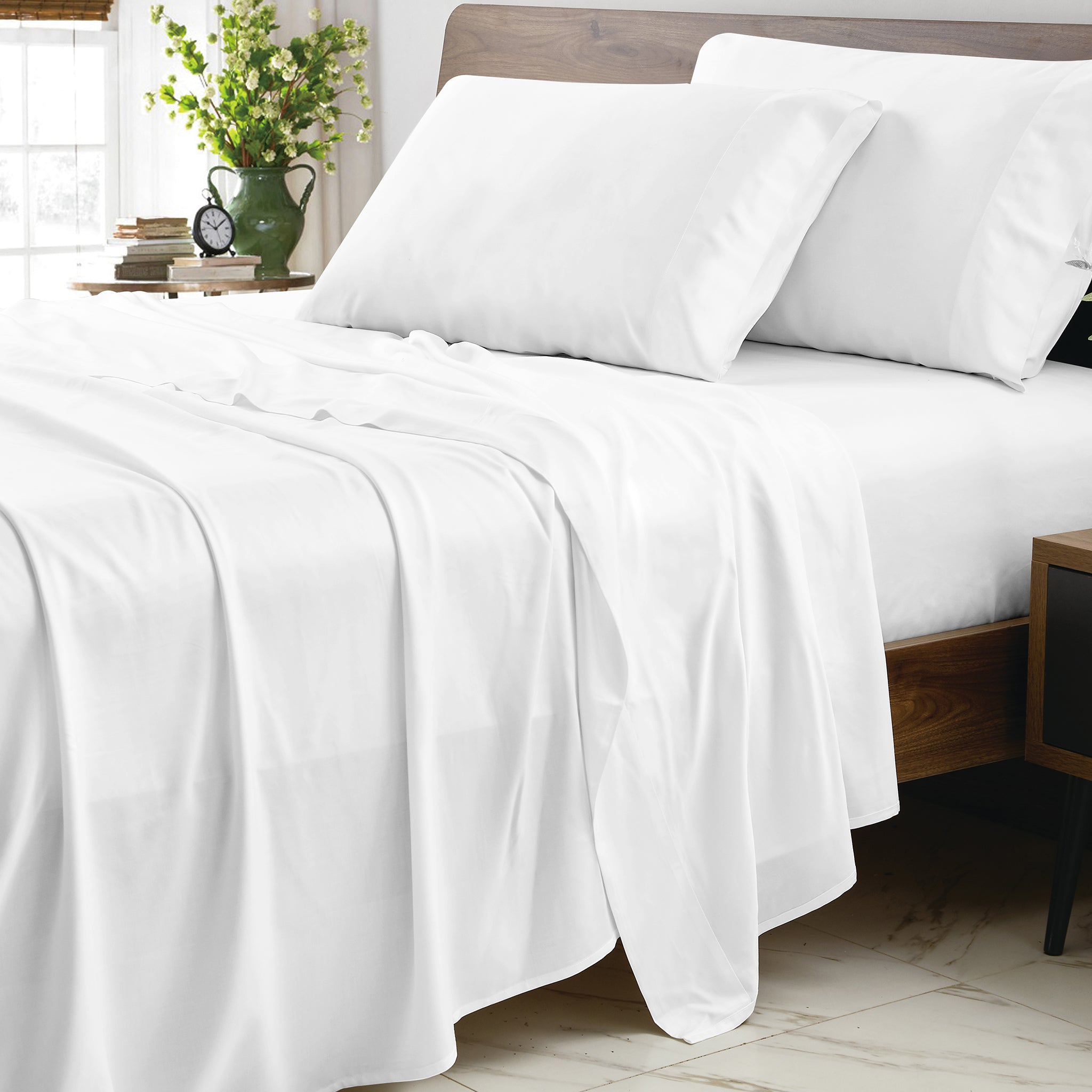 Satin Bed Sheet Set – CozyLux Home