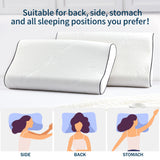 Ergonomic Memory Foam Contour Pillow