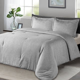 Cationic Dyeing Comforter Set with Pillow Shams
