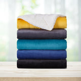Sherpa Fleece Reversible Blanket