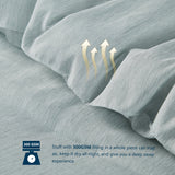 Cationic Dyeing Comforter Set with Pillow Shams