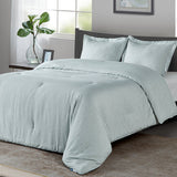 Cationic Dyeing Comforter Set with Pillow Shams